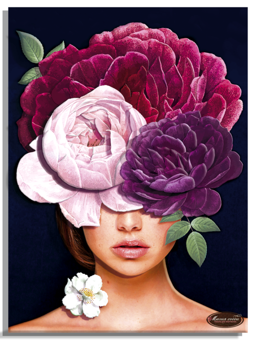 РТ150296 – папертоль “Девушки цветы. Загадка”.