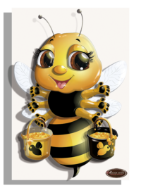 РТ150322 - папертоль "Пчелка с медом"