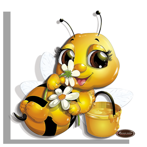 РТ150323 - папертоль "Пчелка с цветами"